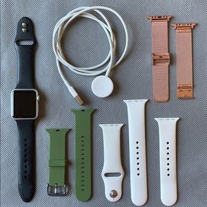Apple Watch and 4 bands